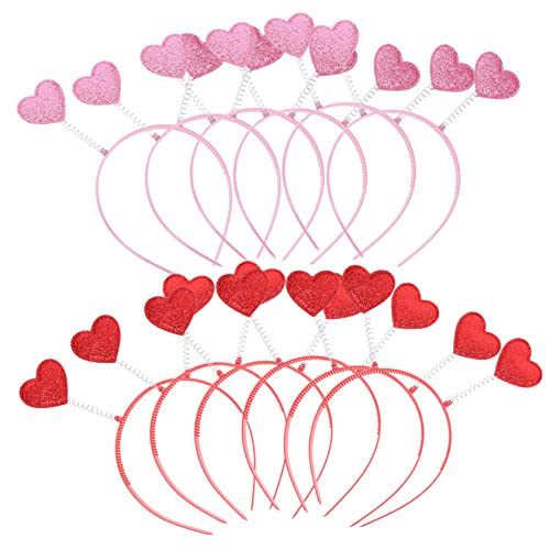 BESTYASH 12 Stück Teiliges Herz Haarband Dekorative Kopfbedeckung für Karneval Valentinstag und Partys Modischer Haarreif für Mädchen und Erwachsene Wiederverwendbar und Sicher BESTYASH 12 Stück Teiliges Herz Haarband Dekorative Kopfbedeckung für Karneval Valentinstag und Partys Modischer Haarreif für Mädchen und Erwachsene Wiederverwendbar und Sicher von BESTYASH