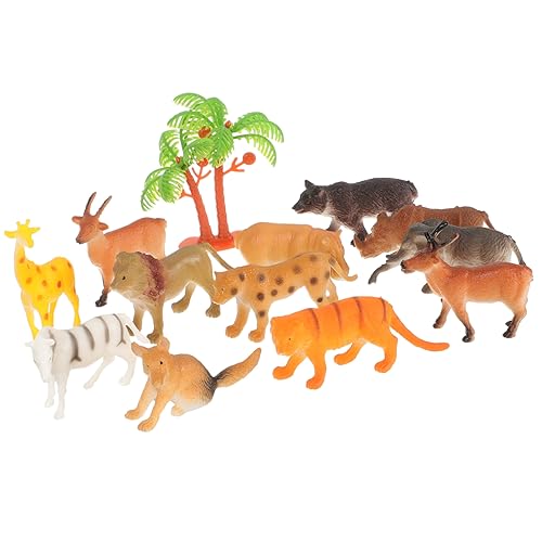 BESTYASH 12stücke Realistische Tierfiguren Aus Wildtiere Spielzeugset Für Deko Und Lernspielzeug Für Partys Und Geburtstagsfeiern von BESTYASH