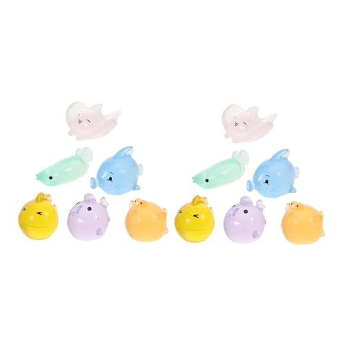 BESTYASH 12stücke Leuchtende Mini Meerestier-Figuren Für Aquarien Niedliche Deko Für Fischbecken Und Wohnräume - Hochwertige Unterwasser-Dekoration BESTYASH 12stücke Leuchtende Mini Meerestier-Figuren Für Aquarien Niedliche Deko Für Fischbecken Und Wohnräume - Hochwertige Unterwasser-Dekoration von BESTYASH