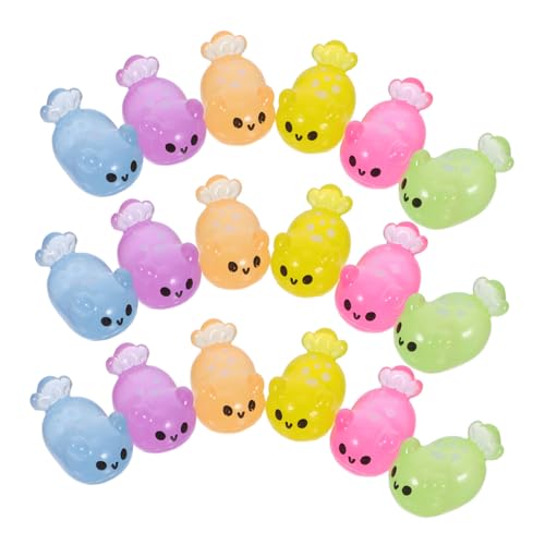 BESTYASH 18stücke Mini-meeresschneckenfiguren Aus Kunstharz Winzige Kreaturen Für Mikro-landschaftsaquarien Miniaturfiguren Von Meerestieren Kleine Tierfiguren Für DIY-dekorzubehör von BESTYASH