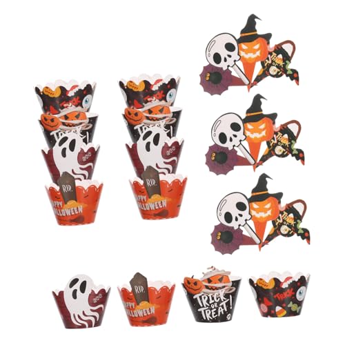 BESTYASH 2sätze Cupcake-förmchen Und Topper-picks Für Halloween Spuk Und Kürbis-dekorationen Robuste Materialien Schnell Anzuwenden Für Party Und Geburtstag BESTYASH 2sätze Cupcake-förmchen Und Topper-picks Für Halloween Spuk Und Kürbis-dekorationen Robuste Materialien Schnell Anzuwenden Für Party Und Geburtstag von BESTYASH