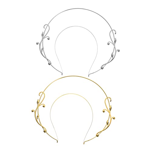 BESTYASH 2 Stück Antike Goldene Haarkrönung Teiliges Vintage Haarschmuck für Kostüme und Partys Leicht Bequem und Dekorativ für Masquerade und Bühnenauftritte BESTYASH 2 Stück Antike Goldene Haarkrönung Teiliges Vintage Haarschmuck für Kostüme und Partys Leicht Bequem und Dekorativ für Masquerade und Bühnenauftritte von BESTYASH