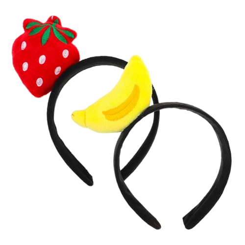BESTYASH 2 Stück Cartoon Haarreifen mit Erdbeer und Bananen Lustige Früchte Haarbänder für Frauen Vielseitige Kostüm Accessoires für Party Live Streaming und Cosplay BESTYASH 2 Stück Cartoon Haarreifen mit Erdbeer und Bananen Lustige Früchte Haarbänder für Frauen Vielseitige Kostüm Accessoires für Party Live Streaming und Cosplay von BESTYASH