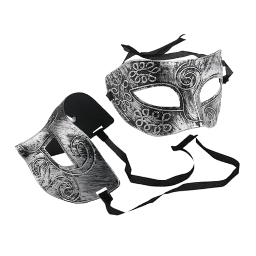 BESTYASH 2 Stück Halbmaske Kostüm Dekomaske Masken Für Erwachsene Maskerade Vintage Maske Karneval Halbmasken Maske Party Partymaske Partymaske Für Männer Silber Kunststoff BESTYASH 2 Stück Halbmaske Kostüm Dekomaske Masken Für Erwachsene Maskerade Vintage Maske Karneval Halbmasken Maske Party Partymaske Partymaske Für Männer Silber Kunststoff von BESTYASH
