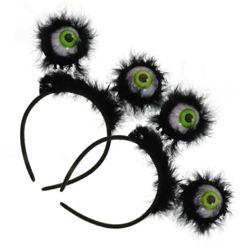 BESTYASH 2 Stück Halloween Eyeball Headbands Teiliges mit Gruseligen Augäpfeln Kreativer Kopfschmuck für Damen Bequemes Halloween Kostüm Accessoire für Party Karneval und Cosplay BESTYASH 2 Stück Halloween Eyeball Headbands Teiliges mit Gruseligen Augäpfeln Kreativer Kopfschmuck für Damen Bequemes Halloween Kostüm Accessoire für Party Karneval und Cosplay von BESTYASH