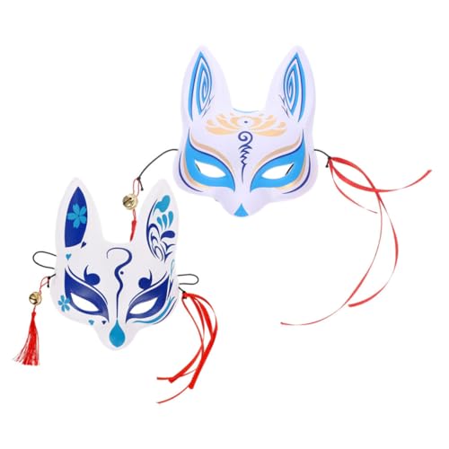 BESTYASH 2 Stück Japanische Fuchs-dämonenmaske Halloween Masken Halloween-maske Japanische Fuchsmaske Halloween-fuchsmaske Fuchs Maskerade Maske Fuchsmaske Für Frauen Pvc BESTYASH 2 Stück Japanische Fuchs-dämonenmaske Halloween Masken Halloween-maske Japanische Fuchsmaske Halloween-fuchsmaske Fuchs Maskerade Maske Fuchsmaske Für Frauen Pvc von BESTYASH