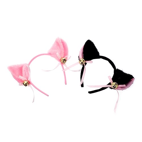BESTYASH 2 Stück Katzenohren Haarreif für Cosplay Niedliches Tier Haarband für Partys Festivals Halloween Stoffmaterial für Mädchen und BESTYASH 2 Stück Katzenohren Haarreif für Cosplay Niedliches Tier Haarband für Partys Festivals Halloween Stoffmaterial für Mädchen und von BESTYASH