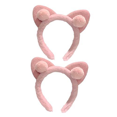 BESTYASH 2 Stück Katzenohren Haarreifen Fluffy Headbands für Makeup und Gesichtsreinigung für Partys Cosplay und Tägliche Anwendung zu Haaren Eng BESTYASH 2 Stück Katzenohren Haarreifen Fluffy Headbands für Makeup und Gesichtsreinigung für Partys Cosplay und Tägliche Anwendung zu Haaren Eng von BESTYASH
