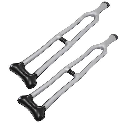 BESTYASH 2 Stück PVC Aufblasbare Krücken Streich Wanderer Spazierstock Aufblasbarer Spazierstock Knebelgeschenke Alter Mann Kostüm Für Gefälschter Gehstock Partykostüm Grey BESTYASH 2 Stück PVC Aufblasbare Krücken Streich Wanderer Spazierstock Aufblasbarer Spazierstock Knebelgeschenke Alter Mann Kostüm Für Gefälschter Gehstock Partykostüm Grey von BESTYASH