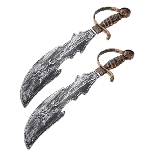 BESTYASH 2 Stück Piratenmachete Ritterspielzeugschwert Halloween Piratenschwert Römisches Schwertdekoration Cosplay Ritterschwert Plastisches Römisches Plastik BESTYASH 2 Stück Piratenmachete Ritterspielzeugschwert Halloween Piratenschwert Römisches Schwertdekoration Cosplay Ritterschwert Plastisches Römisches Plastik von BESTYASH