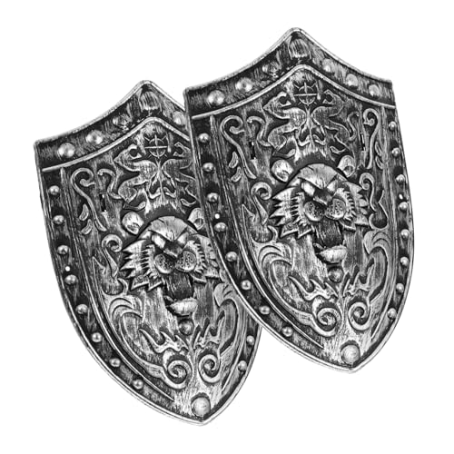 BESTYASH 2 Stück Schild Mittelalterliche Ritter Kostüm Zubehör Realistisches Löwenwappen für Halloween Cosplay Partys Leicht Handlich für Jungen BESTYASH 2 Stück Schild Mittelalterliche Ritter Kostüm Zubehör Realistisches Löwenwappen für Halloween Cosplay Partys Leicht Handlich für Jungen von BESTYASH