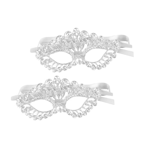 BESTYASH 2 Stück Strass Kronenmaske Maskerade Party Strassmaske Mit Band Abend Abschlussball Gesichtsmaske Für Abschlussball Halloween Party Brautparty BESTYASH 2 Stück Strass Kronenmaske Maskerade Party Strassmaske Mit Band Abend Abschlussball Gesichtsmaske Für Abschlussball Halloween Party Brautparty von BESTYASH