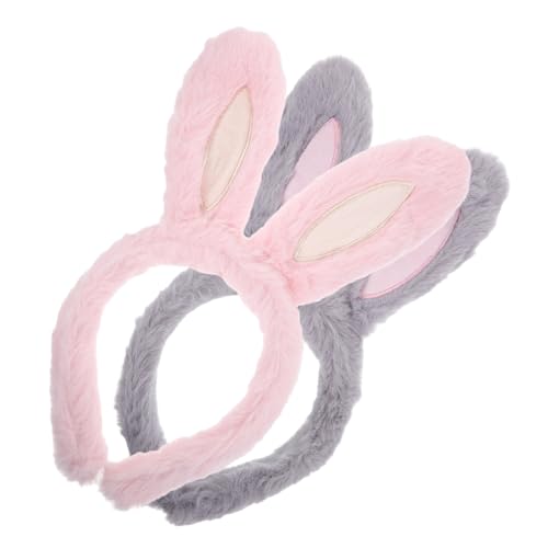BESTYASH 2 Stück Teiliges Bunny Ohren Haarband Elastisch und Flexibel Kuscheliges Material für Damen und Erwachsene Niedliches Hasenohren Stirnband für Ostern Karneval Party und Cosplay BESTYASH 2 Stück Teiliges Bunny Ohren Haarband Elastisch und Flexibel Kuscheliges Material für Damen und Erwachsene Niedliches Hasenohren Stirnband für Ostern Karneval Party und Cosplay von BESTYASH