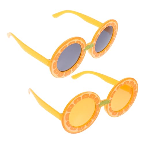 BESTYASH 2 Stück Teiliges Frucht Sonnenbrillen Zitrone Orange Lustige Runde Partybrillen für Strand Tropische Hawaii Luau Feier Auffällige Wiederverwendbare Sommerbrillen BESTYASH 2 Stück Teiliges Frucht Sonnenbrillen Zitrone Orange Lustige Runde Partybrillen für Strand Tropische Hawaii Luau Feier Auffällige Wiederverwendbare Sommerbrillen von BESTYASH