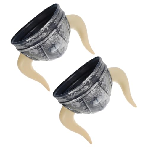 BESTYASH 2 Stück Teiliges Ox Horn Kostüm Hut Leichte Halloween Kopfbedeckung für Party Cosplay Bühnenauftritte Vielseitiger und Mottoparty Zubehör BESTYASH 2 Stück Teiliges Ox Horn Kostüm Hut Leichte Halloween Kopfbedeckung für Party Cosplay Bühnenauftritte Vielseitiger und Mottoparty Zubehör von BESTYASH