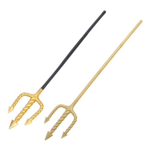 BESTYASH 2 Stück Trigeminus Performance Requisiten Dreizack-stütze Dreizack-Cosplay Dreizack-kostüm-Requisite Teufelsgabel Cosplay-dreizack Dreizack Für Kinderkostüm Heugabel-stütze Plastik BESTYASH 2 Stück Trigeminus Performance Requisiten Dreizack-stütze Dreizack-Cosplay Dreizack-kostüm-Requisite Teufelsgabel Cosplay-dreizack Dreizack Für Kinderkostüm Heugabel-stütze Plastik von BESTYASH