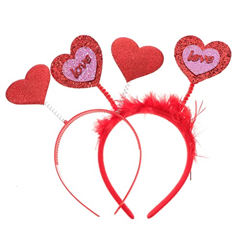 BESTYASH 2 Stück Valentinstag Haarband Herzform Stirnband Damen Leichtes Kopfschmuck Süßes Partyaccessoire für Hochzeit Abschlussball und Festlichkeiten BESTYASH 2 Stück Valentinstag Haarband Herzform Stirnband Damen Leichtes Kopfschmuck Süßes Partyaccessoire für Hochzeit Abschlussball und Festlichkeiten von BESTYASH