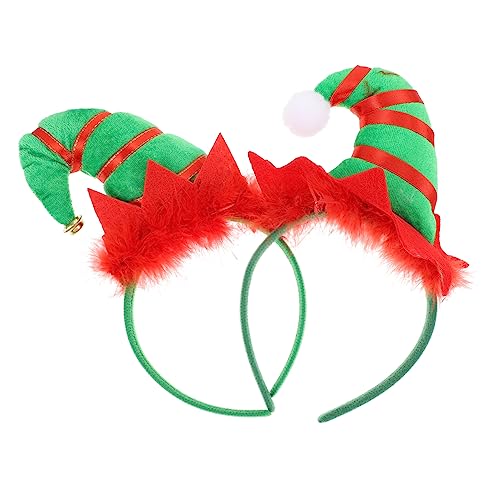 BESTYASH 2 Stück Weihnachtliche Haarreifen mit Glocken und Federn Einzigartige Partyaccessoires für Kostümpartys Weihnachtsfeiern und Karneval BESTYASH 2 Stück Weihnachtliche Haarreifen mit Glocken und Federn Einzigartige Partyaccessoires für Kostümpartys Weihnachtsfeiern und Karneval von BESTYASH