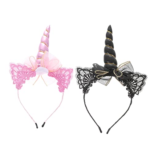 BESTYASH 2 Stück einhorn stirnband Party Haarzubehör für Mädchen Hörner Stirnband Karikatur tierische stirnbänder Spitze haarschmuck Kinderaccessoires für Mädchen Haarzubehör Stoff BESTYASH 2 Stück einhorn stirnband Party Haarzubehör für Mädchen Hörner Stirnband Karikatur tierische stirnbänder Spitze haarschmuck Kinderaccessoires für Mädchen Haarzubehör Stoff von BESTYASH