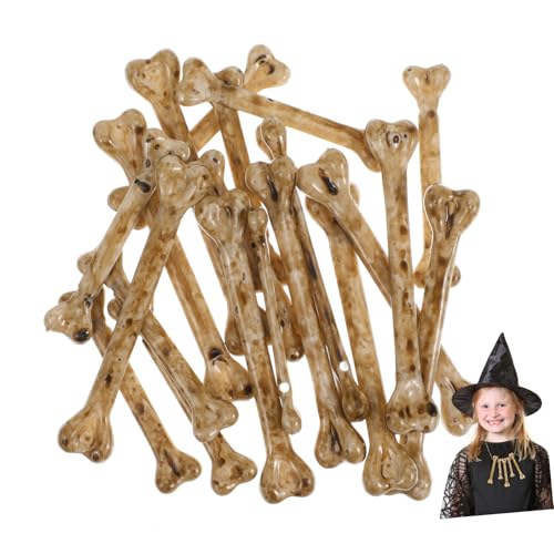 BESTYASH 20 Stück Teiliges Realistische Kleine Kunststoffknochen mit Langlebige Halloween Deko Vielseitige DIY Anhänger Detailgetreue Fake Bones für Gruselige Party und Bastelideen BESTYASH 20 Stück Teiliges Realistische Kleine Kunststoffknochen mit Langlebige Halloween Deko Vielseitige DIY Anhänger Detailgetreue Fake Bones für Gruselige Party und Bastelideen von BESTYASH