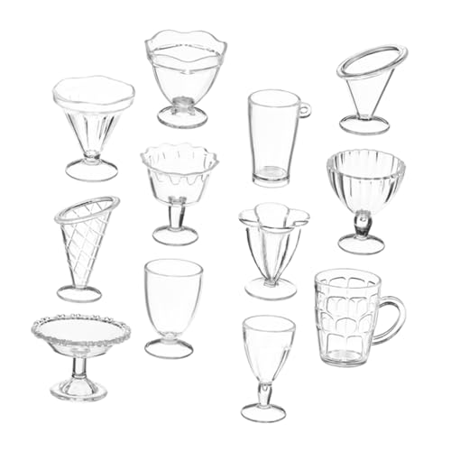 BESTYASH 24 Stück Miniaturbecher Set Multifunktionale Mini Eiscreme Becher für Puppenhäuser DIY Projekte Kinderküchenzubehör für Rollenspiele und Kreative Bastelideen BESTYASH 24 Stück Miniaturbecher Set Multifunktionale Mini Eiscreme Becher für Puppenhäuser DIY Projekte Kinderküchenzubehör für Rollenspiele und Kreative Bastelideen von BESTYASH
