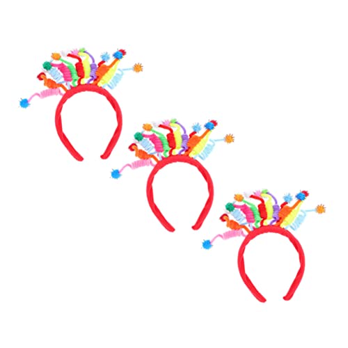 BESTYASH 3 Stück Pompom Haarreifen Haarschmuck für Geburtstagsfeiern Dekorative Stirnbänder für Accessoires für Partys und Fotoshootings BESTYASH 3 Stück Pompom Haarreifen Haarschmuck für Geburtstagsfeiern Dekorative Stirnbänder für Accessoires für Partys und Fotoshootings von BESTYASH