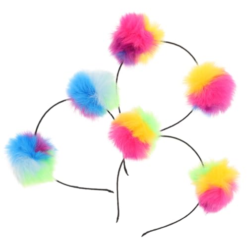 BESTYASH 3 Stück Stirnband Haarband Puff pom Ball haarschmuck Party-Stirnbänder für Erwachsene Haarzubehör für Mädchen Bommel-Stirnbänder für Frauen Haarzubehör für Frauen Bunt BESTYASH 3 Stück Stirnband Haarband Puff pom Ball haarschmuck Party-Stirnbänder für Erwachsene Haarzubehör für Mädchen Bommel-Stirnbänder für Frauen Haarzubehör für Frauen Bunt von BESTYASH