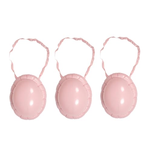 BESTYASH 3 Stück Teiliges Aufblasbares Bauch Kostüm mit PVC Material Realistische Fake Schwangerschaft für Santa Claus Cosplay Verstellbare Nackenriemen Leicht Tragbar für Weihnachts und von BESTYASH