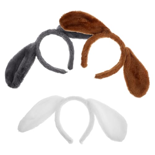 BESTYASH 3 Stück Teiliges Tier Haarreif mit Kuscheligen Hundeohren Weiches Plüsch Stirnband für Jungen und Mädchen Niedliches Hundekostüm Zubehör für Party Bühne und Verkleidung BESTYASH 3 Stück Teiliges Tier Haarreif mit Kuscheligen Hundeohren Weiches Plüsch Stirnband für Jungen und Mädchen Niedliches Hundekostüm Zubehör für Party Bühne und Verkleidung von BESTYASH