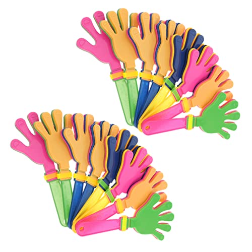 BESTYASH 36 Stück Handklatscher Bunte Klapperhände für Partys Feiern und Schulaktivitäten Sicheres Plastik ohne als Partygeschenk Zufällige Farbe Zufällige Farbe BESTYASH 36 Stück Handklatscher Bunte Klapperhände für Partys Feiern und Schulaktivitäten Sicheres Plastik ohne als Partygeschenk Zufällige Farbe Zufällige Farbe von BESTYASH