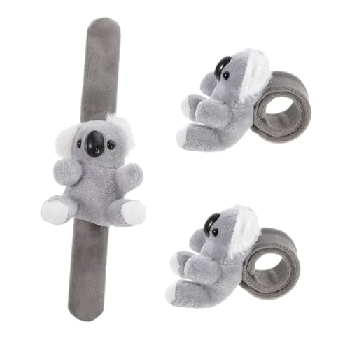 BESTYASH 3pcs Plüsch Slap Armband Animal Slap Armbänder Hugger Stofftier Slap Band Huggable Plüschspielzeug Geburtstagsfeier Gefälscht Kinder Servietten Ringe Dinner BESTYASH 3pcs Plüsch Slap Armband Animal Slap Armbänder Hugger Stofftier Slap Band Huggable Plüschspielzeug Geburtstagsfeier Gefälscht Kinder Servietten Ringe Dinner von BESTYASH