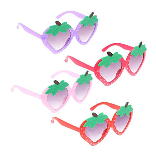 BESTYASH 4 Paare sonnenbrillen für verkleidung kindersonnenbrille igelkostümkinder kindermode Mädchen Erdbeer- Erdbeere Erdbeerbrille ac BESTYASH 4 Paare sonnenbrillen für verkleidung kindersonnenbrille igelkostümkinder kindermode Mädchen Erdbeer- Erdbeere Erdbeerbrille ac von BESTYASH
