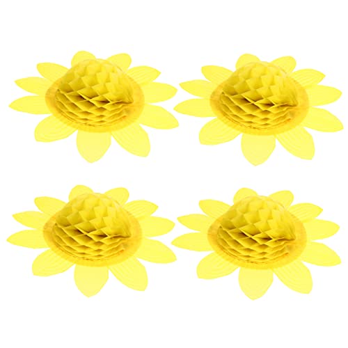 BESTYASH 4 Stück Handgemachte Der Sonnenblume Blumen Sonnenblume Aus Papier Selber Machen Girlande Erdbeer-dekorationen Kuchen Thematisiert Yellow Umweltfreundliches Plastikpapier BESTYASH 4 Stück Handgemachte Der Sonnenblume Blumen Sonnenblume Aus Papier Selber Machen Girlande Erdbeer-dekorationen Kuchen Thematisiert Yellow Umweltfreundliches Plastikpapier von BESTYASH