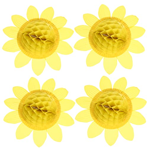 BESTYASH 4 Sonnenblumen-papierdekorationen Für Die Hawaii-party Einfach Zu Verwendende Papierornamente BESTYASH 4 Sonnenblumen-papierdekorationen Für Die Hawaii-party Einfach Zu Verwendende Papierornamente von BESTYASH