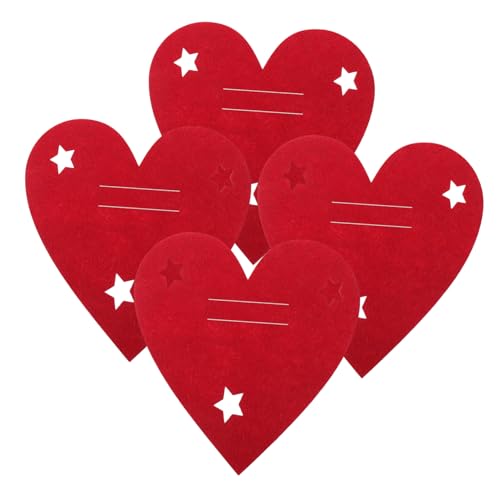 BESTYASH 4 Stück Herzförmige Bestecktaschen aus Strapazierfähigem Stoff Festliche Weihnachts Tischdeko Praktische Besteckhalter für Party Silbernes Besteck Stilvoll Verstauen BESTYASH 4 Stück Herzförmige Bestecktaschen aus Strapazierfähigem Stoff Festliche Weihnachts Tischdeko Praktische Besteckhalter für Party Silbernes Besteck Stilvoll Verstauen von BESTYASH