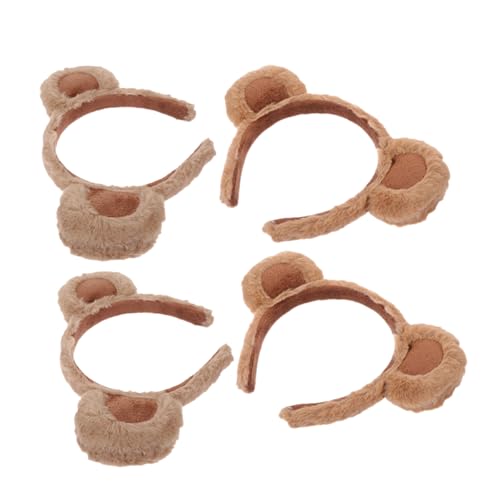 BESTYASH 4 Stück Teiliges von Bärenohren Haarbändern für Flauschige Kopfband Haaraccessoires für Partys und Cosplay Süßes Design für Täglichen Gebrauch BESTYASH 4 Stück Teiliges von Bärenohren Haarbändern für Flauschige Kopfband Haaraccessoires für Partys und Cosplay Süßes Design für Täglichen Gebrauch von BESTYASH