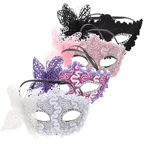 BESTYASH Cosplay Halbgesichtsmasken Damen-maskenballmasken Bühnenauftritt Festival Erwachsenenmasken von BESTYASH