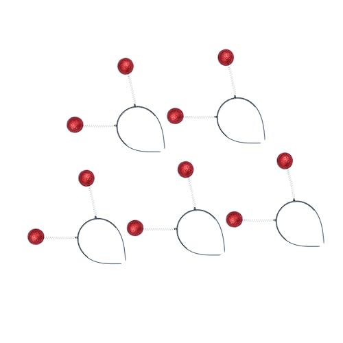 BESTYASH 5 Stück Stirnband aus Schaumkugel Erwachsene Kostüm-Stirnband Partystirnband funkelnd Tag haarschmuck Kopfschmuck in Kugelform Haarreifen Haare mit Ball Haarzubehör Plastik rot BESTYASH 5 Stück Stirnband aus Schaumkugel Erwachsene Kostüm-Stirnband Partystirnband funkelnd Tag haarschmuck Kopfschmuck in Kugelform Haarreifen Haare mit Ball Haarzubehör Plastik rot von BESTYASH