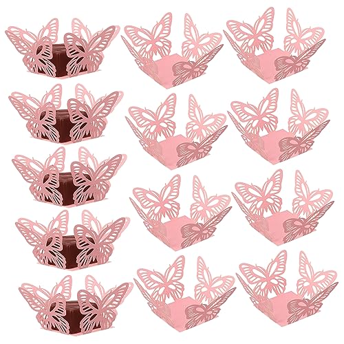 BESTYASH 50 Stück Kleine Candy Boxen Filigranem Schmetterlings Spitzen Design Dekorative Süßigkeiten Verpackung für Hochzeit Geburtstag Party Gastgeschenke BESTYASH 50 Stück Kleine Candy Boxen Filigranem Schmetterlings Spitzen Design Dekorative Süßigkeiten Verpackung für Hochzeit Geburtstag Party Gastgeschenke von BESTYASH
