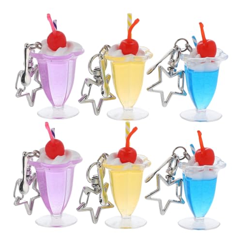 BESTYASH 6 Stück Entzückender -charme, Eisbecher Mit , - Für Geldbörse, Rucksack, Handtasche, Schlüssel-zubehör, Ideal Für Partys BESTYASH 6 Stück Entzückender -charme, Eisbecher Mit , - Für Geldbörse, Rucksack, Handtasche, Schlüssel-zubehör, Ideal Für Partys von BESTYASH