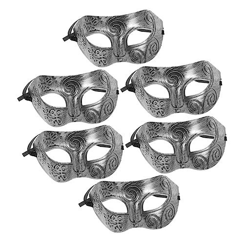 BESTYASH 6 Stück Teiliges Herren Vintage Masken Karneval Party Maske Venezianische Halbgesichts Masquerade Masken für Kostüm Halloween Fasching BESTYASH 6 Stück Teiliges Herren Vintage Masken Karneval Party Maske Venezianische Halbgesichts Masquerade Masken für Kostüm Halloween Fasching von BESTYASH