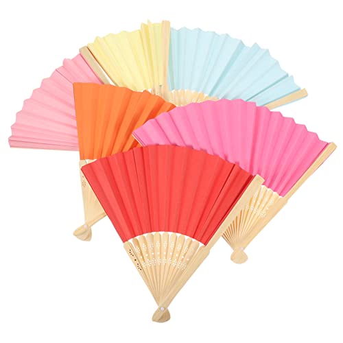BESTYASH 6Stücke Handfächer aus Papier und Faltbare DIY Fans für Partys Geburtstagsfeiern und Heimdekoration Design für Kreative Bastelprojekte BESTYASH 6Stücke Handfächer aus Papier und Faltbare DIY Fans für Partys Geburtstagsfeiern und Heimdekoration Design für Kreative Bastelprojekte von BESTYASH
