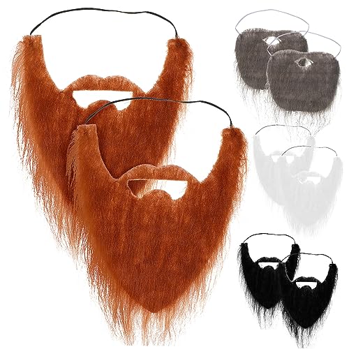 BESTYASH 8 Stück Künstliche Bärte Mit Elastischen Bändern Halloween-Schnurrbart-bärte Für Cosplay- Und Karnevalskostüme BESTYASH 8 Stück Künstliche Bärte Mit Elastischen Bändern Halloween-Schnurrbart-bärte Für Cosplay- Und Karnevalskostüme von BESTYASH