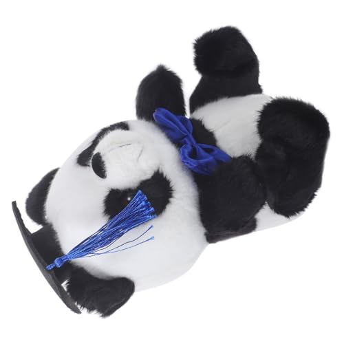BESTYASH Abschluss Panda Plüsch Tier Mit Doktorhut Niedliches Zur Graduierung Für Feiern Und Dekoration Kuscheliges Stofftier Mit Fliege von BESTYASH