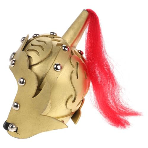 BESTYASH Antiker Kinderhelm für Cosplay Goldfarbener Generalhelm mit Realistischen Details für Theateraufführungen und Halloween Kostüme für Jungen und Mädchen Zufällige Zufällige Farbe BESTYASH Antiker Kinderhelm für Cosplay Goldfarbener Generalhelm mit Realistischen Details für Theateraufführungen und Halloween Kostüme für Jungen und Mädchen Zufällige Zufällige Farbe von BESTYASH
