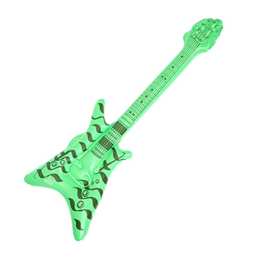 BESTYASH Aufblasbare Gitarre Musikalische Party für Disco und Themenpartys Leicht Tragbar und Sicher für Kreative Rock Gitarre von BESTYASH