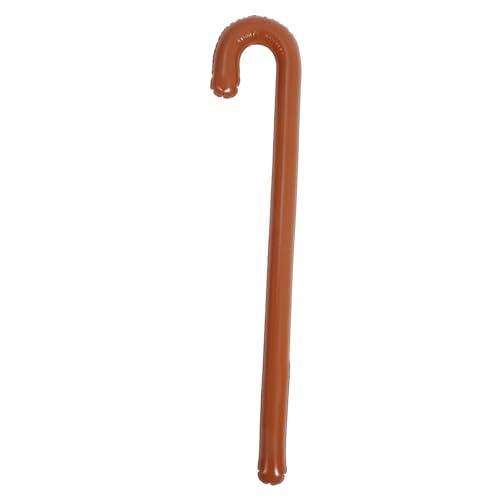 BESTYASH Aufblasbarer Gehstock PVC Lustiger Krücken Requisit für Halloween Kostüm Party Bühnenauftritt Leichte Pool und Geburtstagsdeko Prankfähig von BESTYASH