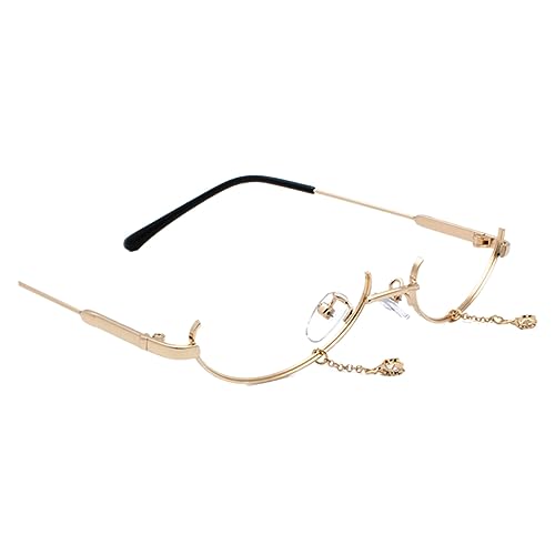BESTYASH Brille Mit Metallrahmen Ohne Gläser Karnevalsstil Bequem Für Partys Foto-requisite BESTYASH Brille Mit Metallrahmen Ohne Gläser Karnevalsstil Bequem Für Partys Foto-requisite von BESTYASH