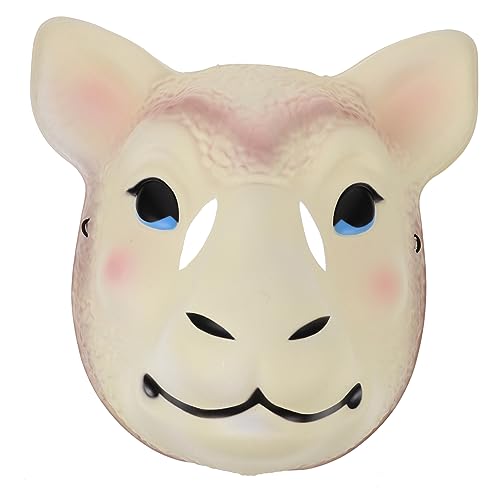 BESTYASH Schafkopfmaske Für Halloween Und Karneval Realistische Tiermaske Aus Leicht Zu Reinigen Bequem Und Atmungsaktiv Für Kostüm Und Cosplay-events von BESTYASH