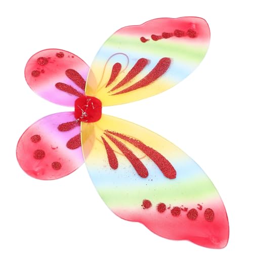 BESTYASH Bunte Schmetterlingsflügel Schmetterlingsohrringe Schmetterlingskostüm für Damen Schmetterlingsfeenflügel Schmetterlingsflügel für Cosplay-Party Feenflügel für Frauen Nylon BESTYASH Bunte Schmetterlingsflügel Schmetterlingsohrringe Schmetterlingskostüm für Damen Schmetterlingsfeenflügel Schmetterlingsflügel für Cosplay-Party Feenflügel für Frauen Nylon von BESTYASH